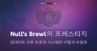 Null’s Brawl의 프레스티지- 업데이트 이후 트로피 시스템은 어떻게 바뀔까